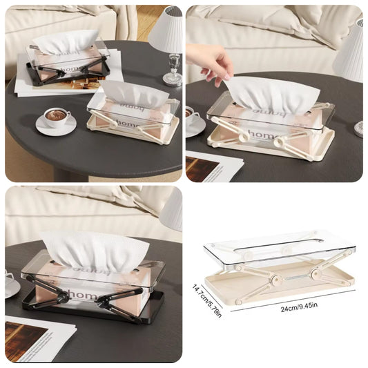 Acrylic Extendable Tissue Storage Box