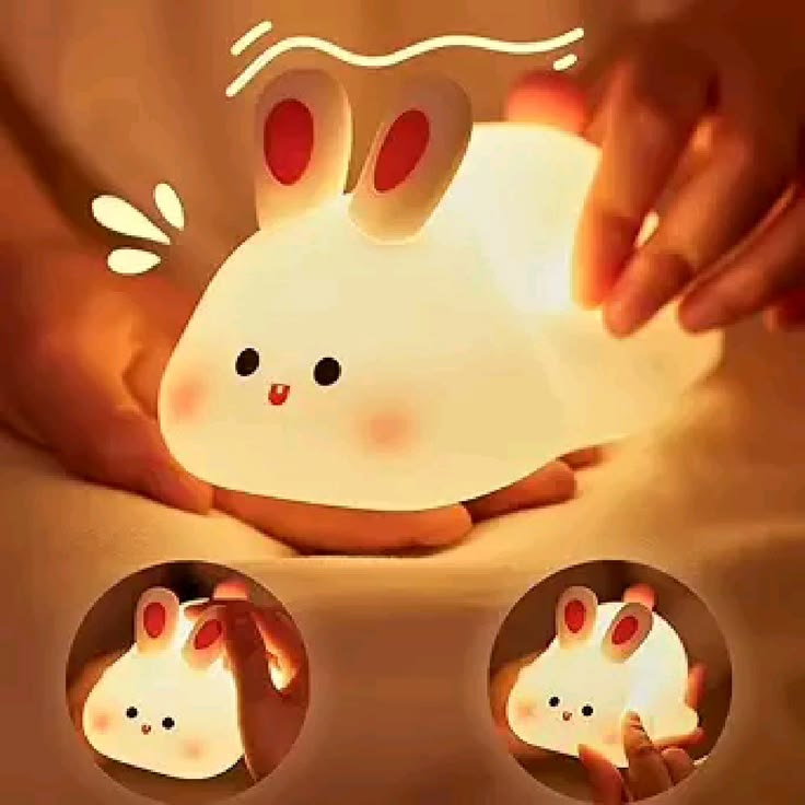 Cute Rabbit Silicone Lamp