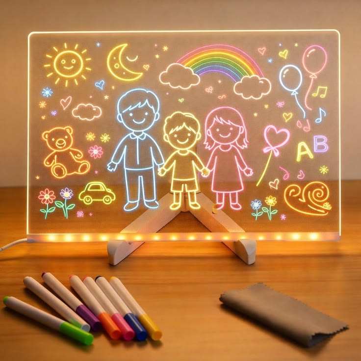 Acrylic LED Writing Message Board