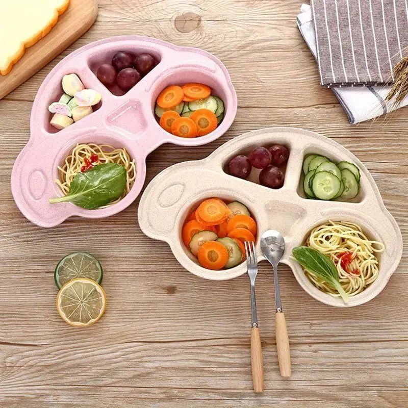 Kids Feeding Plate Set
