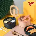 4-Section Airtight Spice & Grain Storage Box