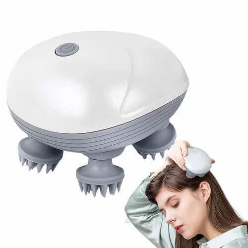 Electric Silicone Scalp & Body Massager Brush