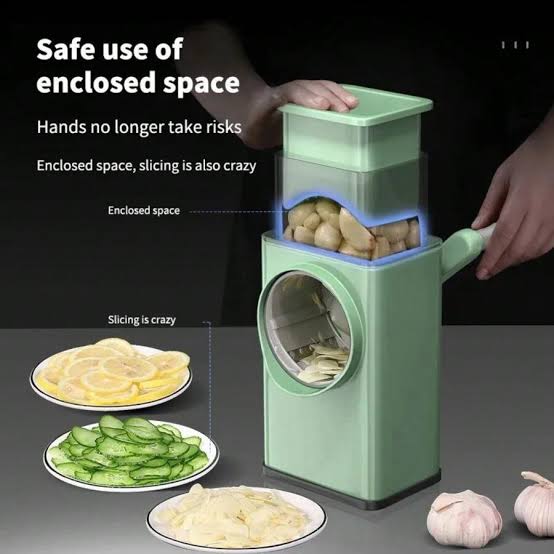 Manual Rotary Vegetable Slicer Cutter