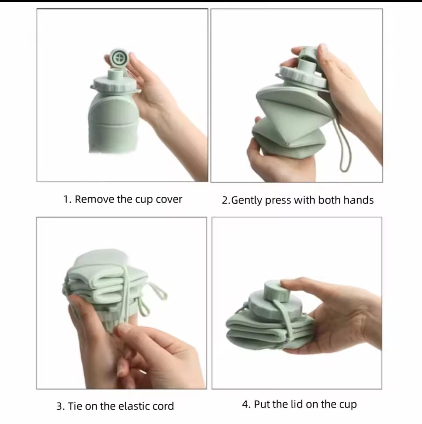 Silicone Foldable Bottle New 600ml