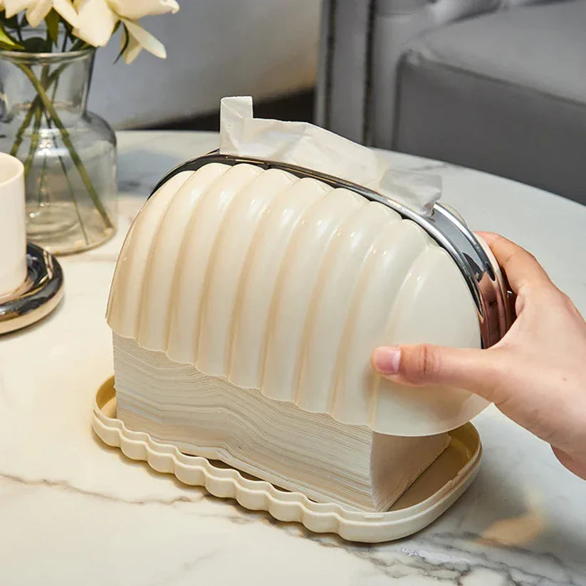 Premium Plastic Tissue Holder Canister